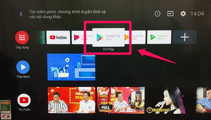 Hướng dẫn tải ứng dụng trên Android tivi Panasonic 2018
