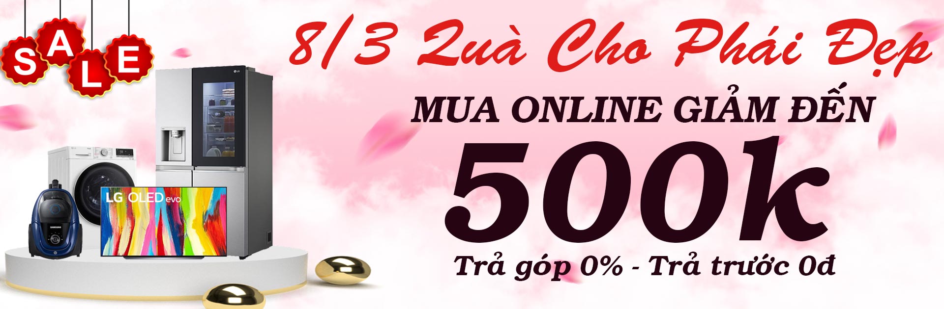 Mừng Quốc Tế Phụ Nữ 8-3 Nhận Ngàn Quà Khủng Tại Điện Máy Người Việt
