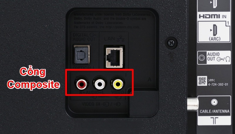 Cổng Composite và cổng Component là gì?