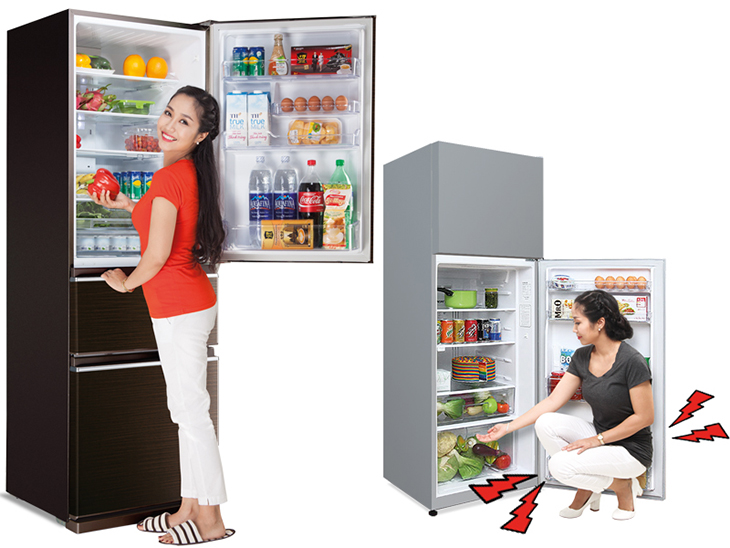 Vì sao nên chọn tủ lạnh 3 ngăn riêng biệt từ Mitsubishi Electric