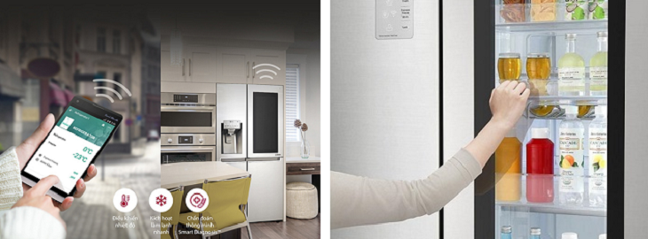 Những công nghệ hiện đại có trên dòng tủ lạnh LG  French Door