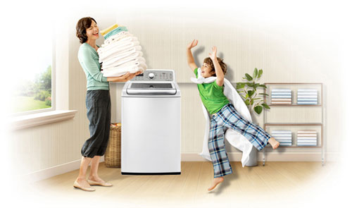 Chọn máy giặt nào khi nhà có trẻ sơ sinh