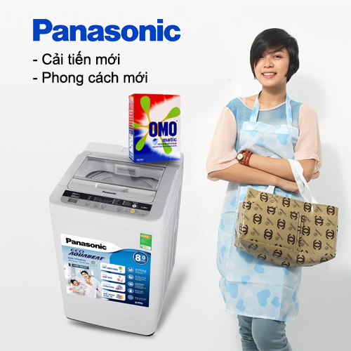 Mua Máy giặt Panasonic – Tặng ngay Bộ giặt OMO Matic 2.4kg